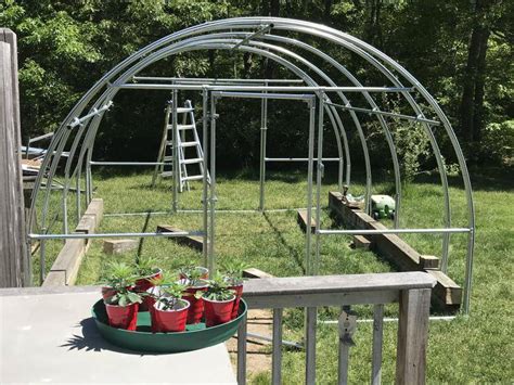 build hoop house metal conduit|metal hoop house plans.